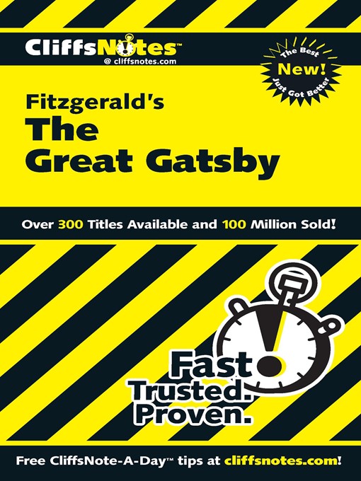 Title details for CliffsNotes on Fitzgerald's The Great Gatsby by Kate Maurer - Available